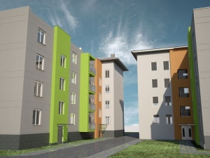 Nowe budynki TBS w Raciborzu.