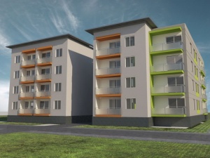 Nowe budynki TBS w Raciborzu.