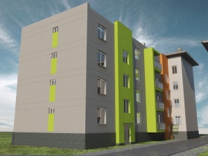 Nowe budynki TBS w Raciborzu.