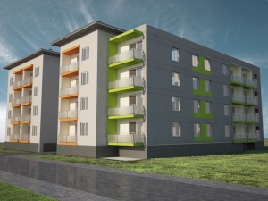Nowe budynki TBS w Raciborzu.