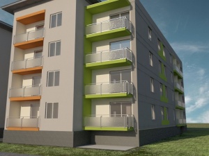 Nowe budynki TBS w Raciborzu.