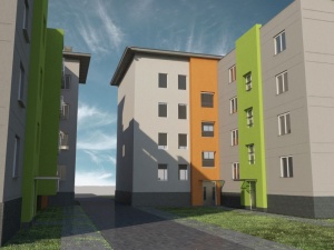 Nowe budynki TBS w Raciborzu.