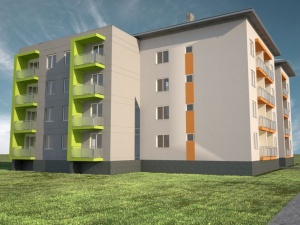 Nowe budynki TBS w Raciborzu.