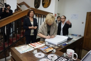 Wizyta Marszałek Małgorzaty Kidawy - Błońskiej w Raciborzu