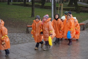 Przedszkolaki witają wiosnę