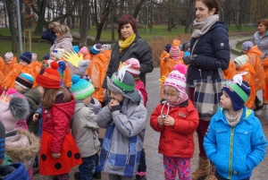 Przedszkolaki witają wiosnę