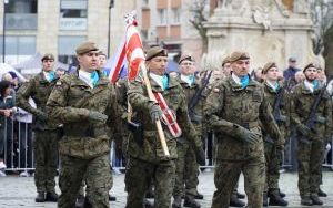 Uroczysta przysięga żołnierzy Wojsk Obrony Terytorialnej na raciborskim Rynku (12)