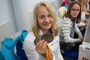Wizyta Sportowców z SMS i SP 15 u Prezydenta Raciborza.