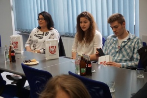 Wizyta Sportowców z SMS i SP 15 u Prezydenta Raciborza.