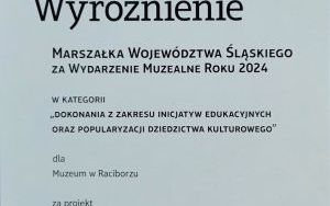 Muzeum w Raciborzu wśród najlepszych muzeów województwa śląskiego  (2)