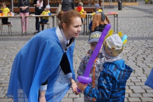 Studenci PWSZ zorganizowali zabawy dla przedszkolaków