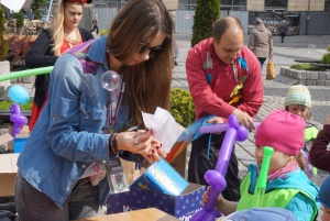 Studenci PWSZ zorganizowali zabawy dla przedszkolaków
