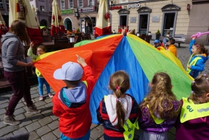 Studenci PWSZ zorganizowali zabawy dla przedszkolaków