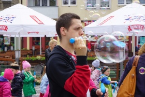 Studenci PWSZ zorganizowali zabawy dla przedszkolaków