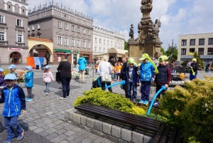 Studenci PWSZ zorganizowali zabawy dla przedszkolaków