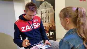 Mateusz Bieniek odwiedził Racibórz