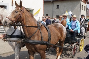 Procesja konna w Sudole