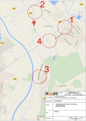 Miejsca wprowadzenia zmian w oznakowaniu w związku z ograniczeniem tonażu