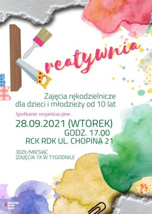 Raciborskie Centrum Kultury rusza z ofertą zajęć artystycznych