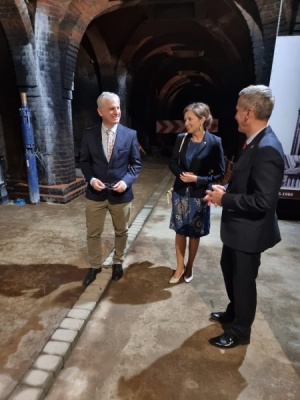 Prezydent Polowy i Senator Gawęda wizytowali Wodociągi