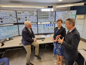Prezydent Polowy i Senator Gawęda wizytowali Wodociągi