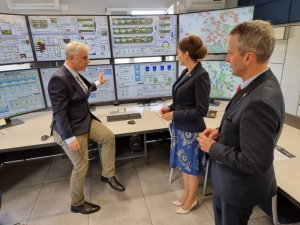 Prezydent Polowy i Senator Gawęda wizytowali Wodociągi