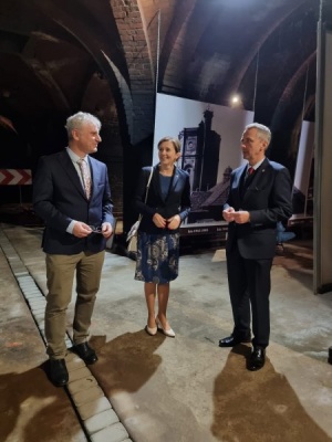 Prezydent Polowy i Senator Gawęda wizytowali Wodociągi