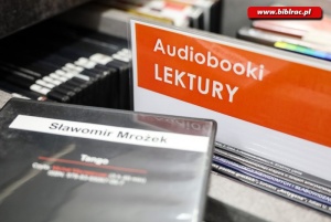 W bibliotece znajdziesz... audiobooki i DUŻE LITERY