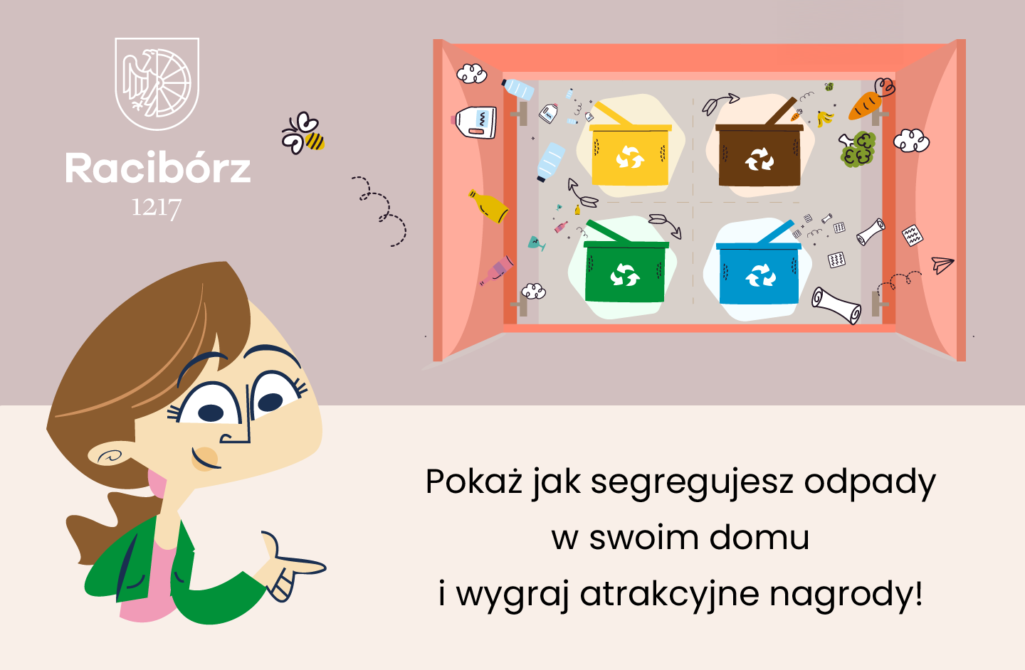 Grafika zachęcająca do udziału w konkursie
