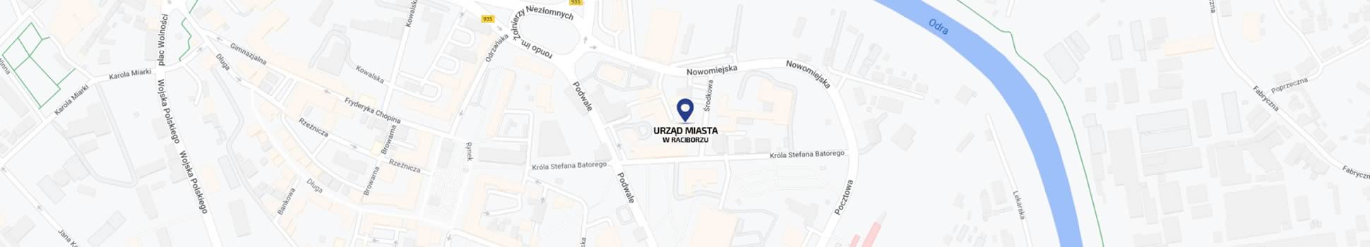 Location Urząd Miasta Racibórz