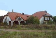 In the old farm buildings (folwark)