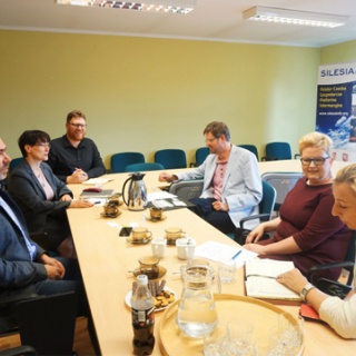 Spotkanie przedstawicieli samorządów Raciborza i Pietrowic Wielkich