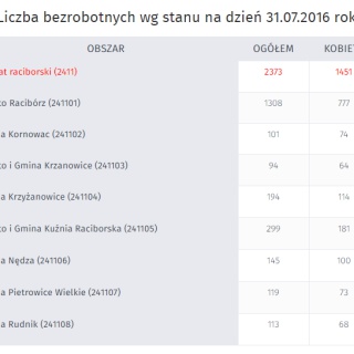 Najniższe bezrobocie od lat. Jak przedstawia się Racibórz?