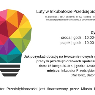 Luty w Inkubatorze Przedsiębiorczości