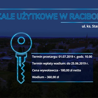 Przetarg lokalu użytkowego - ul. ks. Staszica 9/17