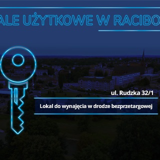 Wolny lokal użytkowy do wynajęcia – ul. Rudzka 32
