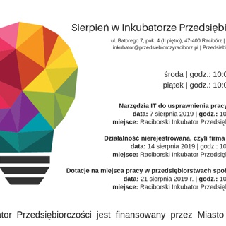 Sierpień w Inkubatorze Przedsiębiorczości
