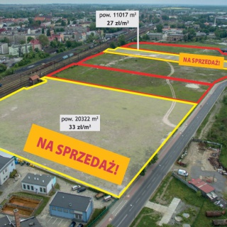 Teren inwestycyjny - ul. 1 Maja