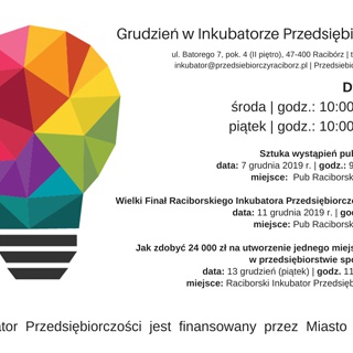 Grudzień w Inkubatorze Przedsiębiorczości