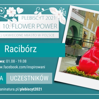 Racibórz w plebiscycie Terra Flower Power. Najpiękniej Ukwiecone Miasto w Polsce