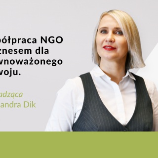 Współpraca NGO z biznesem dla zrównoważonego rozwoju.